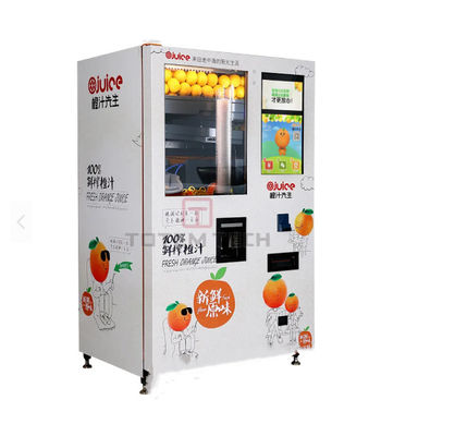 Quality  TA01 Orange Fresh Juice Vending Machine Automatic Cash Coin Card Payment factory