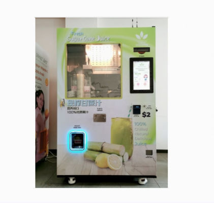 Quality  220V / 50Hz Sugarcane Vending Machine Juice Extractor For Restaurants Supermarkets factory