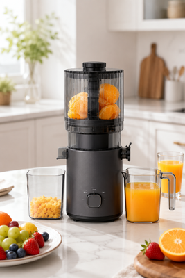 Quality  Fresh Smart HJ303 Extra-Wide Slow Masticating Juicer – The Juice Revolution Starts Here with 155mm Chute, 2400ml Hopper, 200W Cold Press & Self-Cleaning factory