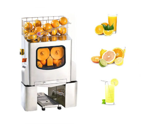 PLC Fresh Squeezed Orange Juice Machine Lemon Pomegranate Extracting 120W