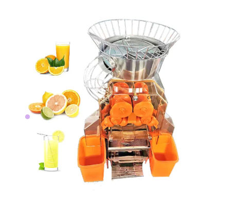PLC Fresh Squeezed Orange Juice Machine Lemon Pomegranate Extracting 120W