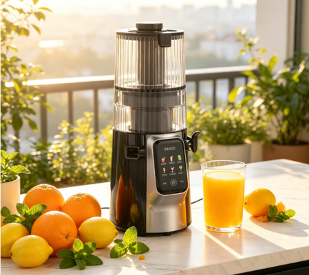 Fresh Smart HJ102D Multi-Function Slow Masticating Juicer – 6 Modes, 1 Machine, Unlimited Healthy Creations with 135mm Wide Chute, 200W Cold Press & Self-Cleaning