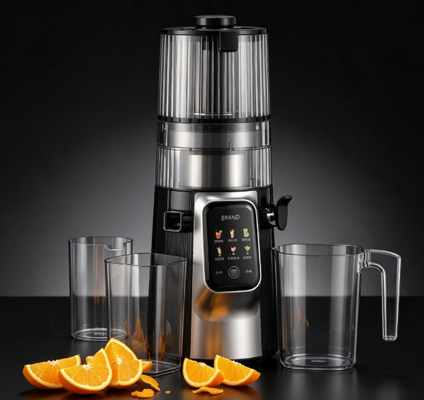 Fresh Smart HJ102D 6-Mode Slow Masticating Juicer – Unlock the Full Potential of Your Produce with 135mm Wide Chute, 200W Cold Press & Self-Cleaning