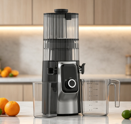 Fresh Smart HJ102C Slow Masticating Juicer – The Juicer That Makes Every Day Better with 3 Adjustable Speeds, 135mm Wide Chute, 200W Cold Press & Self-Cleaning