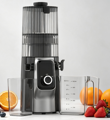Fresh Smart HJ102C Slow Masticating Juicer – The Master of Every Ingredient with 3 Adjustable Speeds, 135mm Wide Chute, 200W Cold Press & Self-Cleaning
