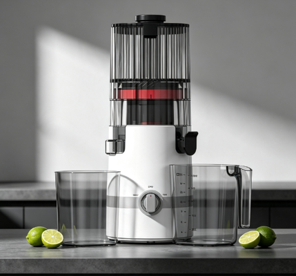 Fresh Smart HJ102B Slow Masticating Juicer – The Smart Investment in Your Family’s Health with 135mm Chute, 200W Cold Press, Self-Cleaning & Safety Lock