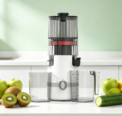 Fresh Smart HJ102B Easy-Clean Slow Juicer — 3-Part Detachable Design with Strainer-Free Chamber