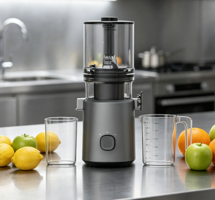 Fresh Smart HJ303 Complete Slow Masticating Juicer — Whole Fruit. Whole Family. Whole Juice.