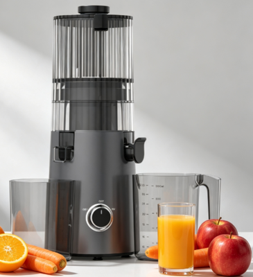 Fresh Smart HJ103 Slow Masticating Juicer — 135mm Wide Chute, 200W Motor, BPA-Free, Easy Clean Design