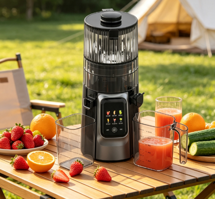 Compact Touch Panel Juice Extractor HJ102D With Reverse Block Clear