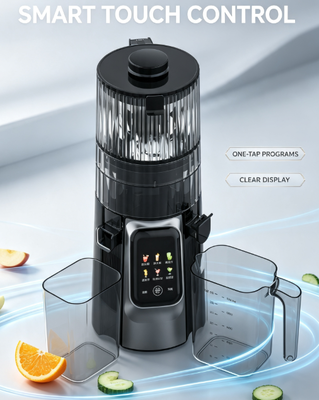 Fresh Smart HJ102D Quiet Juice Extractor, Reverse Anti-Clog Wide Mouth Squeezer