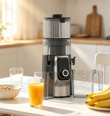 Durable ABS Body Slow Juicer HJ102C, One-Minute Wash Fruit Extractor