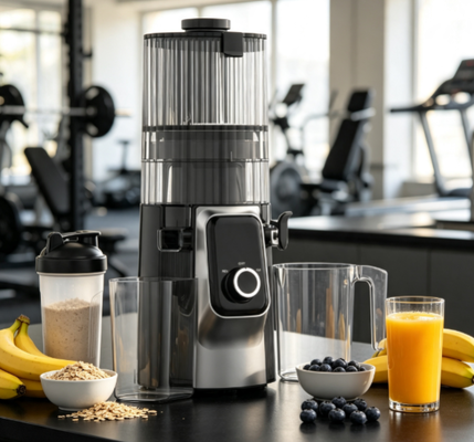Fresh Smart HJ102C Slow Masticating Juicer — Whole Fruit & Vegetable Extractor
