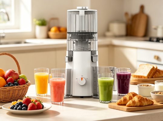 HJ102A High-Yield Slow Masticating Juicer – Over 98% Juice Extraction, 135mm Feed Opening, 1000ml Juice Cup